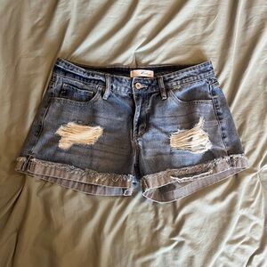 KanCan Distressed Denim Women Shorts